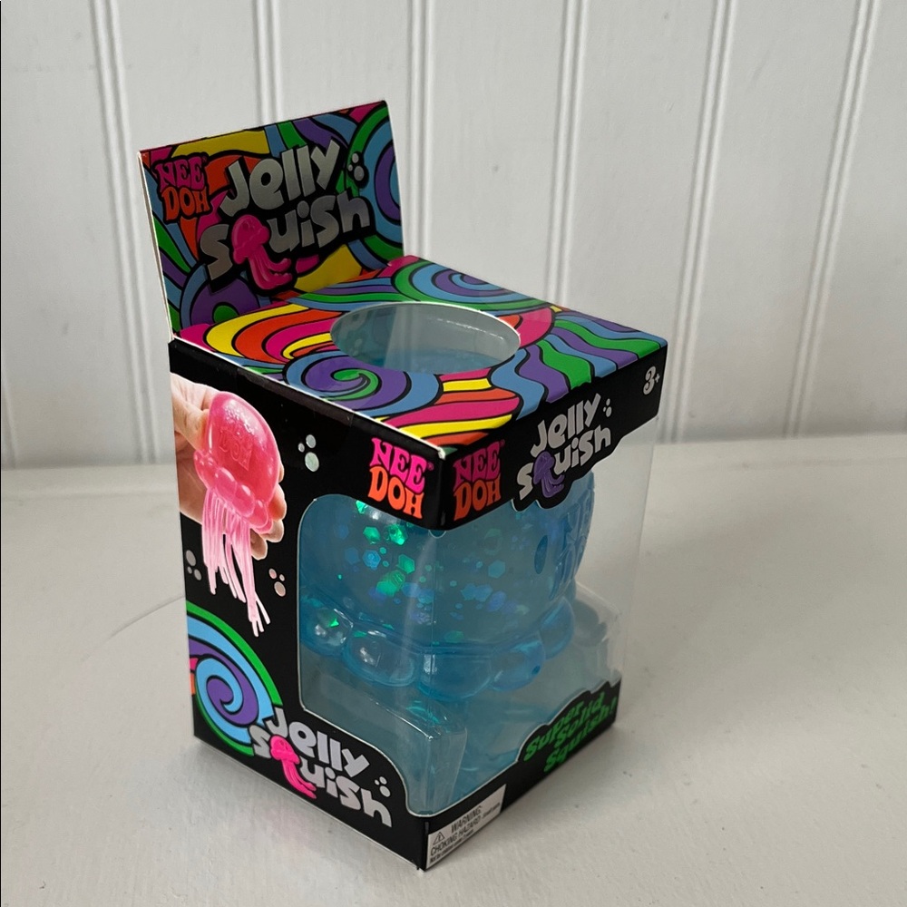 NeeDoh Jolly Squish Sensory Toy - Blue - Picture 3 of 4